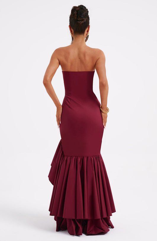 Abito Maxi Angelina - Borgogna