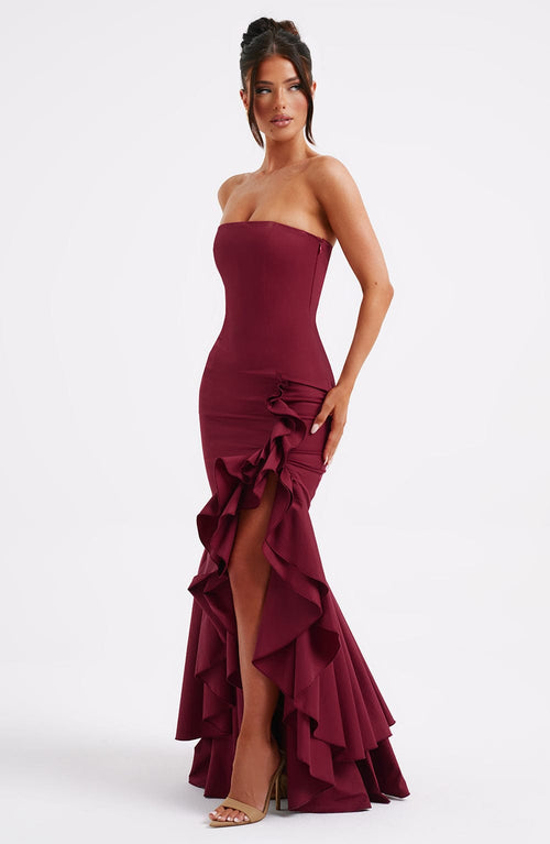 Abito Maxi Angelina - Borgogna