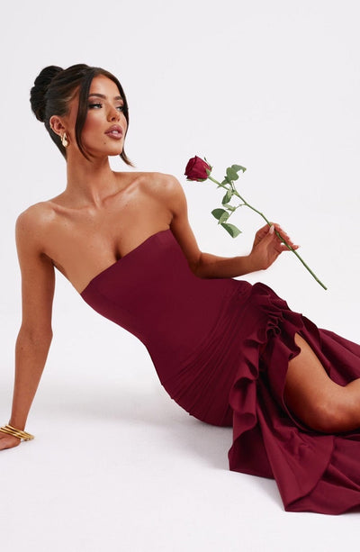 Abito Maxi Angelina - Borgogna