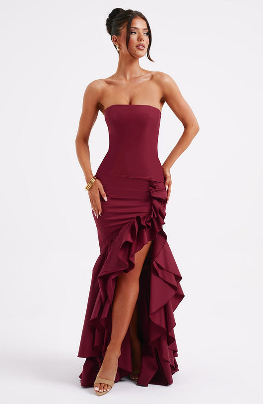 Abito Maxi Angelina - Borgogna