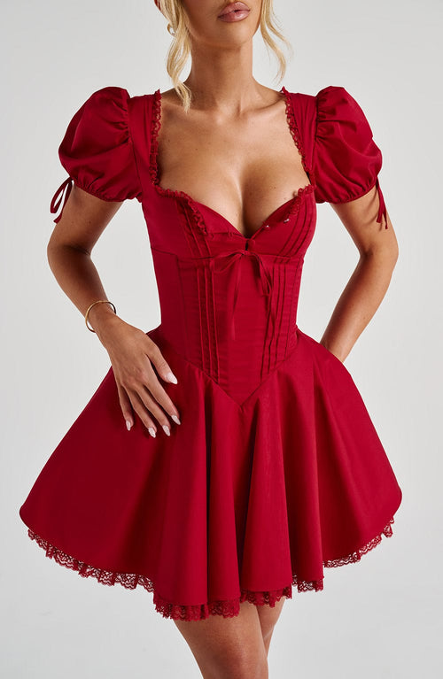 Abito Mini Annie - Rosso