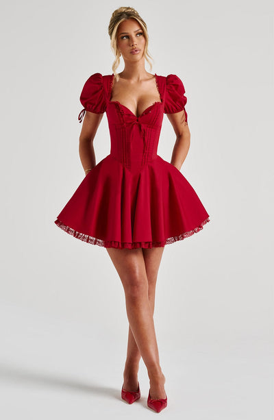 Abito Mini Annie - Rosso