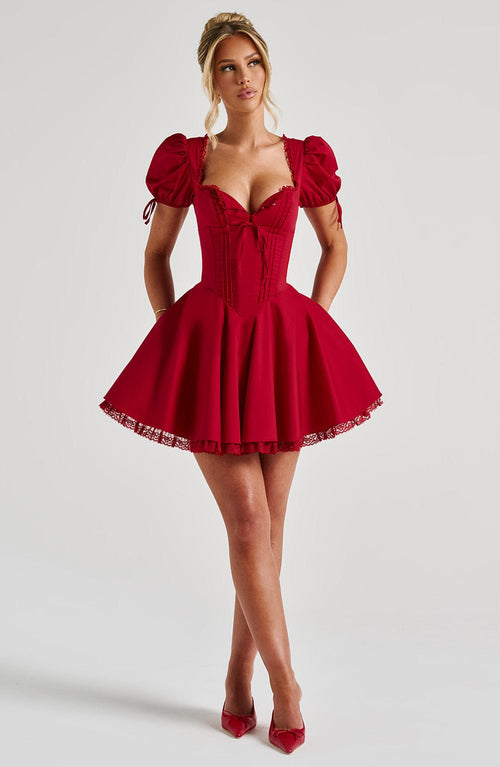 Abito Mini Annie - Rosso