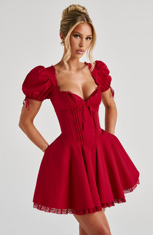 Abito Mini Annie - Rosso
