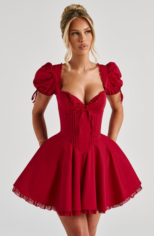Abito Mini Annie - Rosso