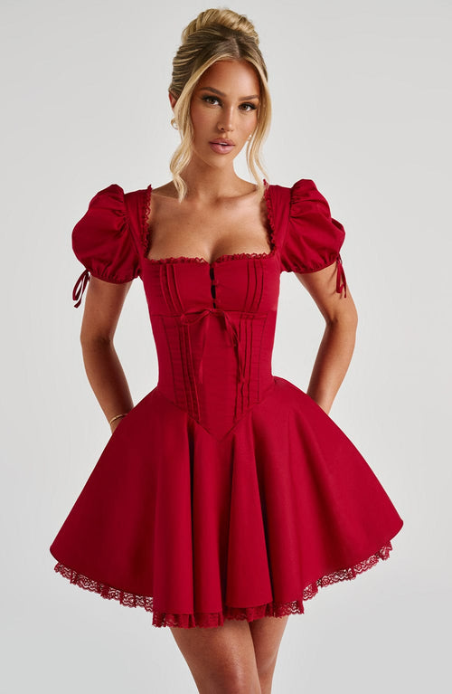 Abito Mini Annie - Rosso