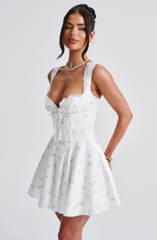 Abito Mini Antonella - Stampa Floreale Multicolore