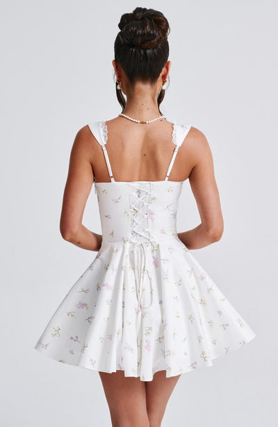 Abito Mini Antonella - Stampa Floreale Multicolore