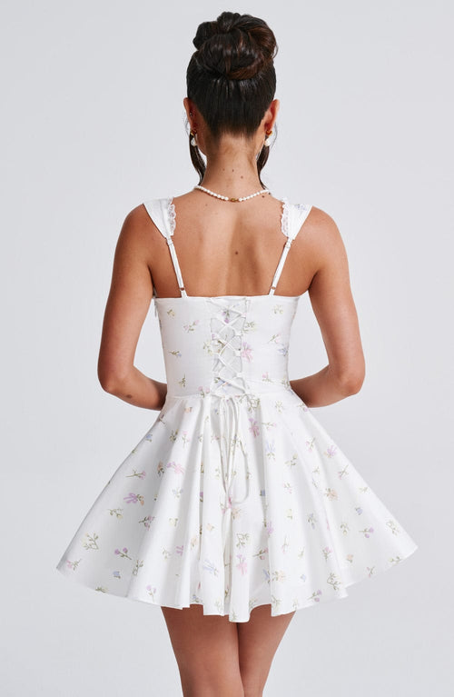Abito Mini Antonella - Stampa Floreale Multicolore