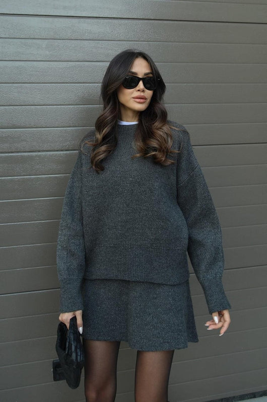 Set in Purple Knit