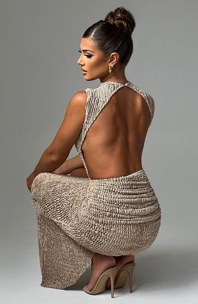 Abito Midi Afrodite - Beige