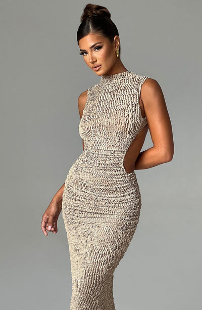 Abito Midi Afrodite - Beige