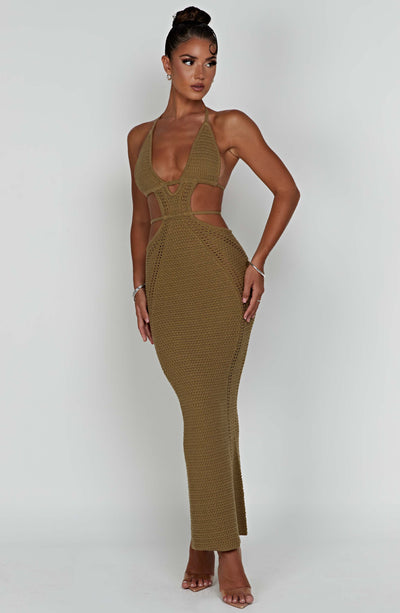 Abito Maxi Arabella - Khaki