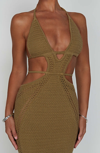 Abito Maxi Arabella - Khaki