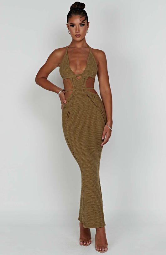 Abito Maxi Arabella - Khaki