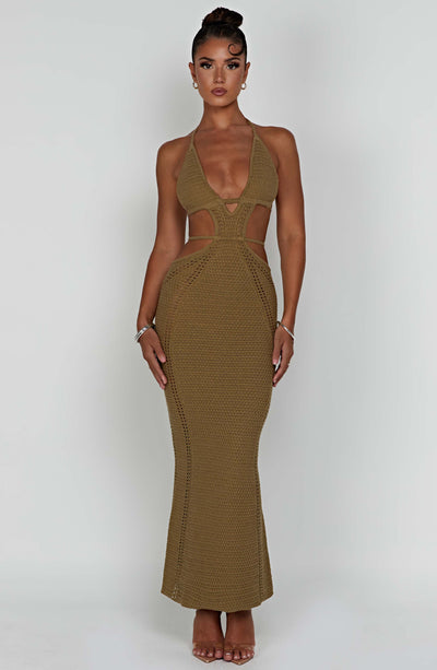 Abito Maxi Arabella - Khaki