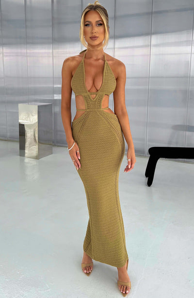 Abito Maxi Arabella - Khaki