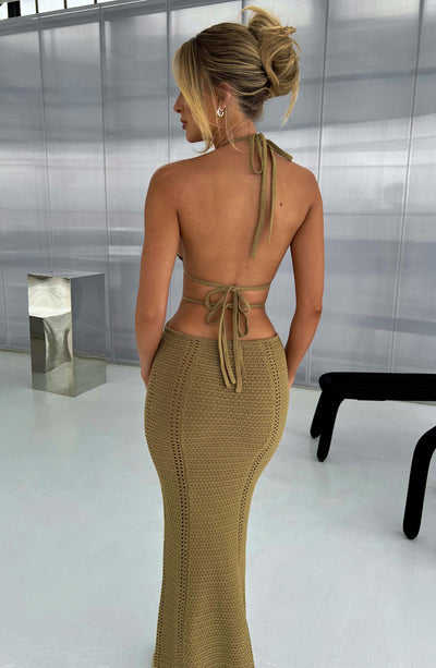 Abito Maxi Arabella - Khaki