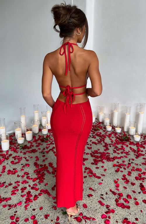 Abito Maxi Arabella - Rosso