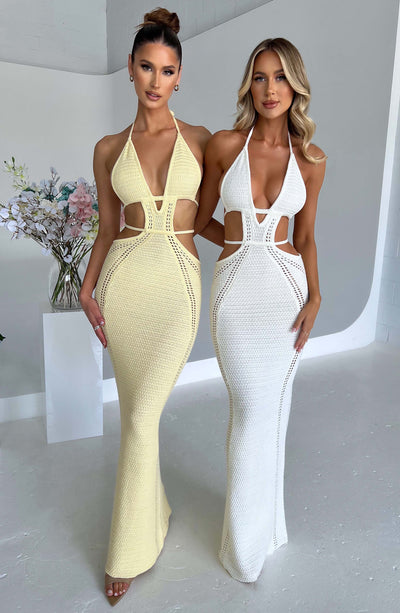 Abito Maxi Arabella - Bianco