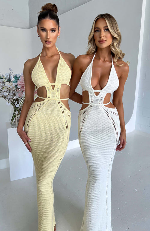 Abito Maxi Arabella - Bianco