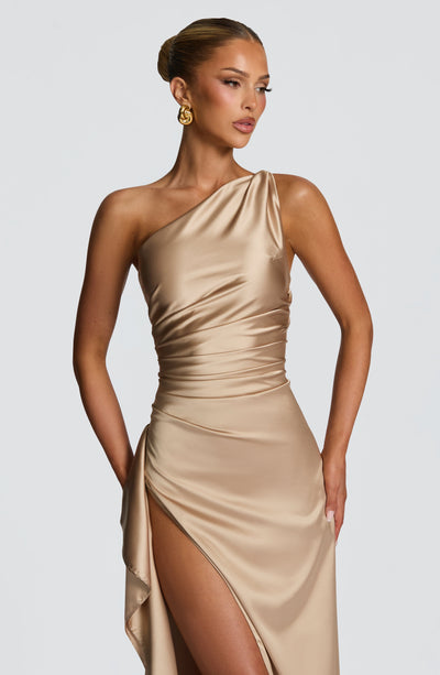 Abito Maxi Ariel - Champagne