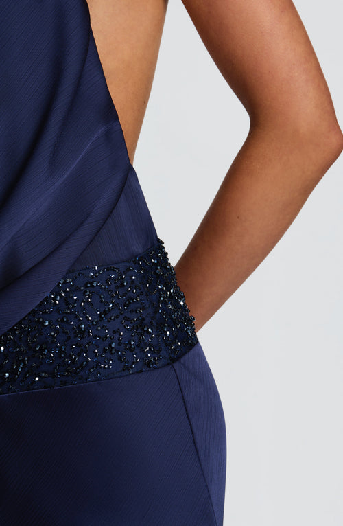 Abito Maxi Armelle - Blu Navy