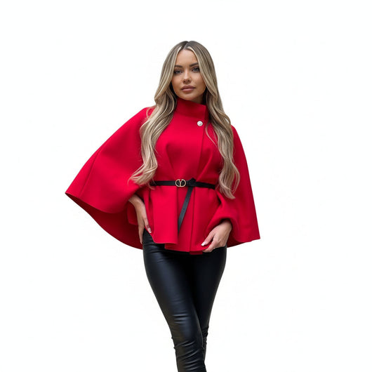 Camille - Belted Poncho