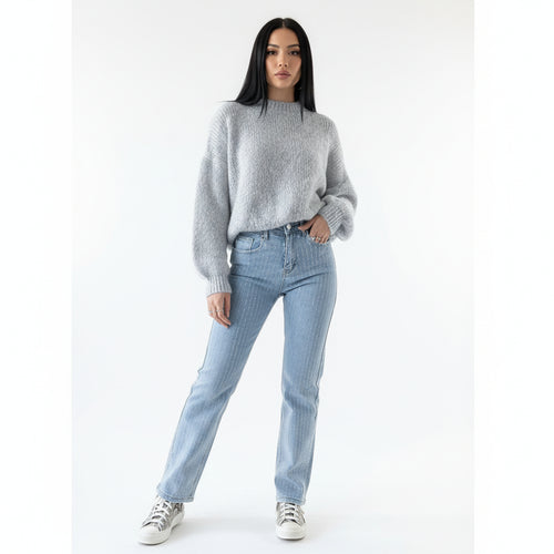 Valentina | Jeans in Denim Glitter