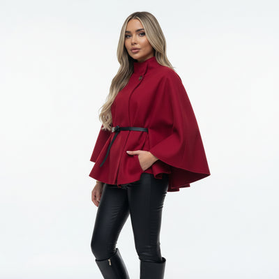 Camille - Poncho con cintura