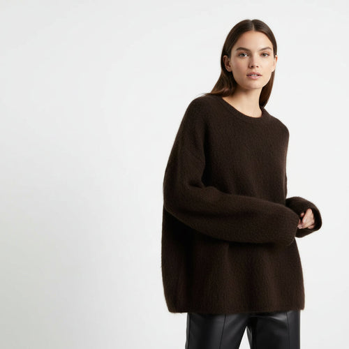 Sofia | Crewneck Jumper in Mohair