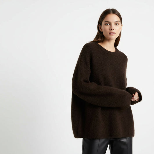 Sofia | Crewneck Jumper in Mohair