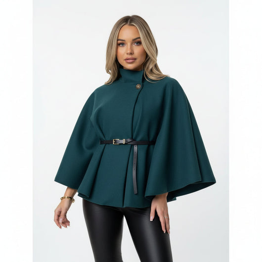 Camille - Belted Poncho