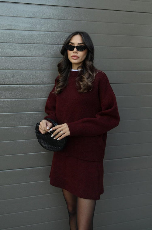 Set in Purple Knit