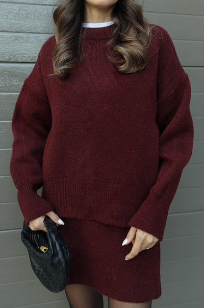 Set in Purple Knit