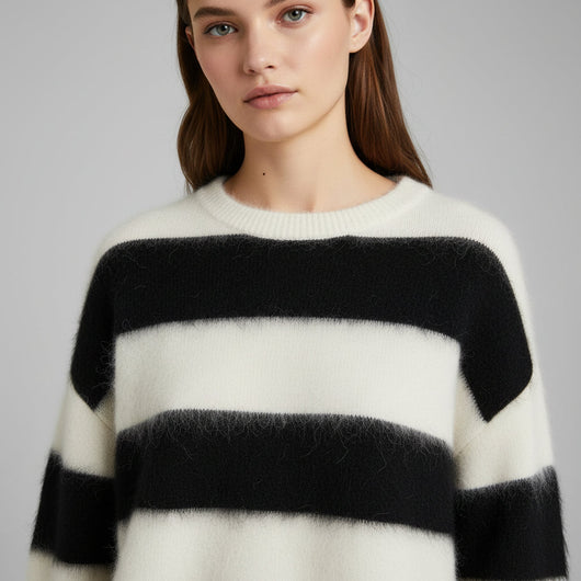 Lila | Mohair High Neck Jumper
