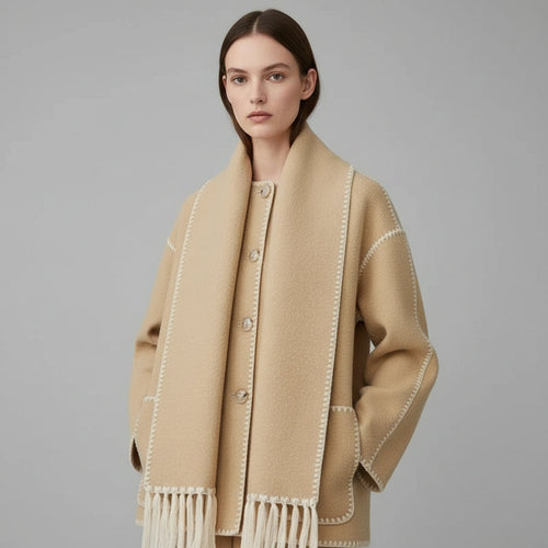 Claire | Coat with Scarf