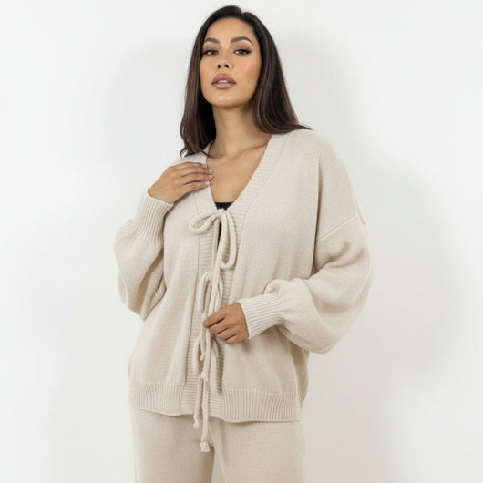Amalia | Knitted Top with Front Knot