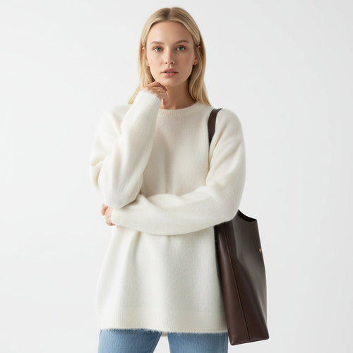Lila | Mohair High Neck Jumper
