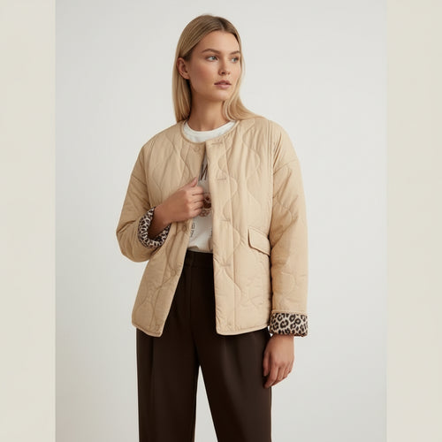 Leonne | Giacca Lusso Stampa Leopardo