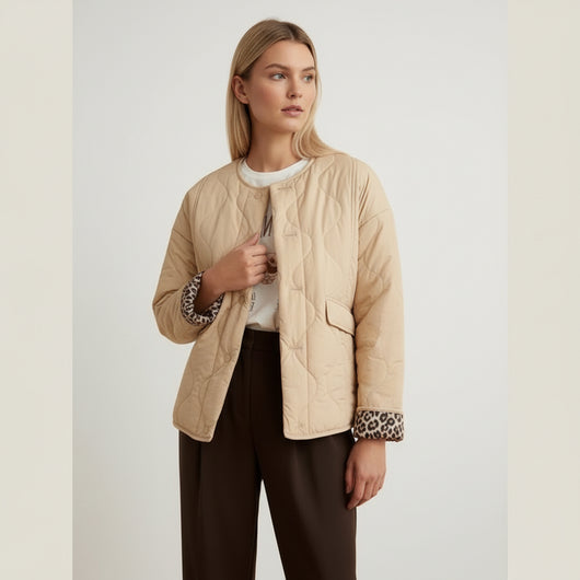 Leonne | Giacca Lusso Stampa Leopardo