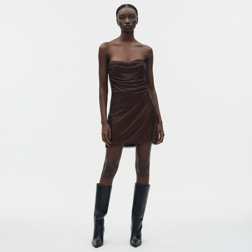 Mini Dress Serena – Mahogany Crystal Net