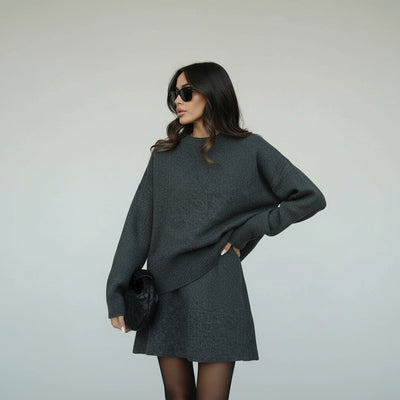 Nathalie - Completo autunnale in maglia calda