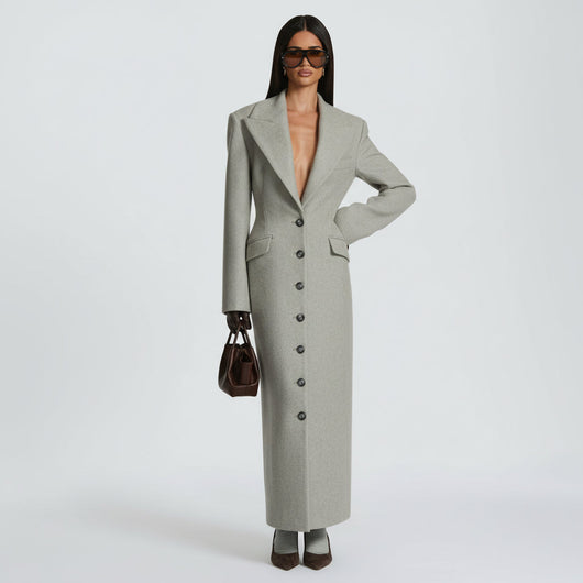 Ursula Coat - Light Grey