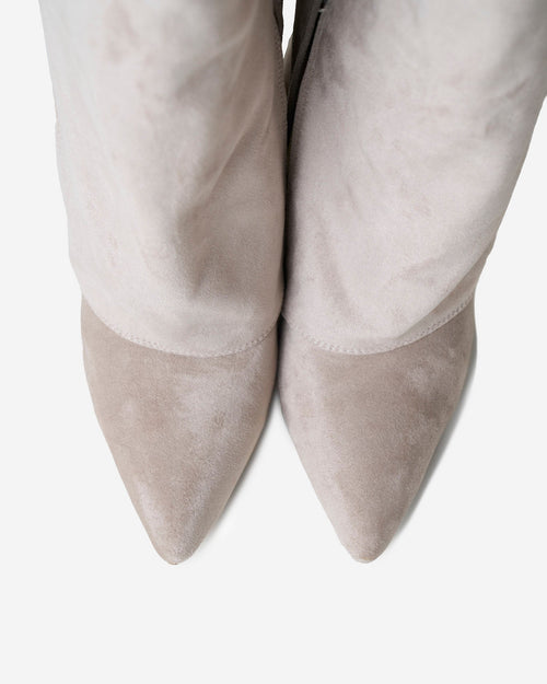Knee-High Suede Boots Lavista - Taupe