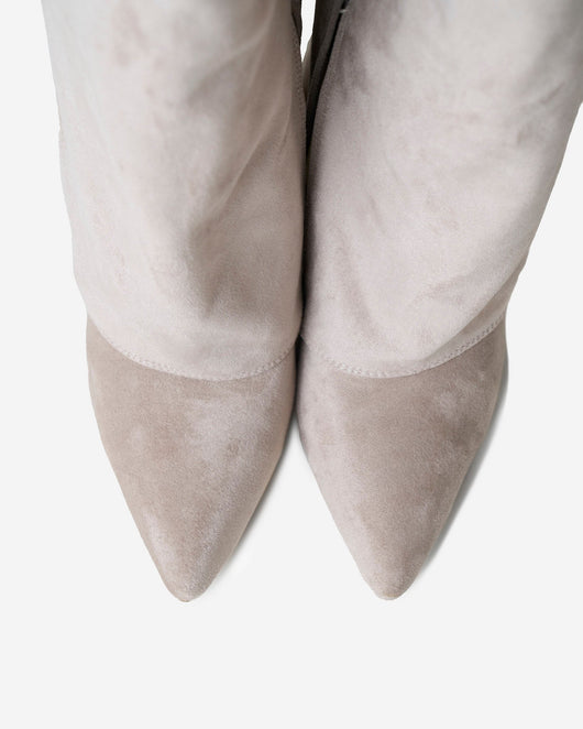 Knee-High Suede Boots Lavista - Taupe