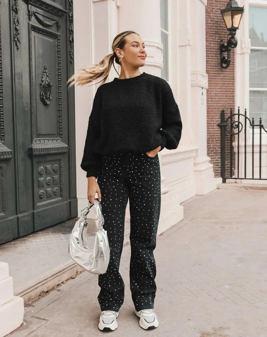 Valentina | Glitter Denim Jeans