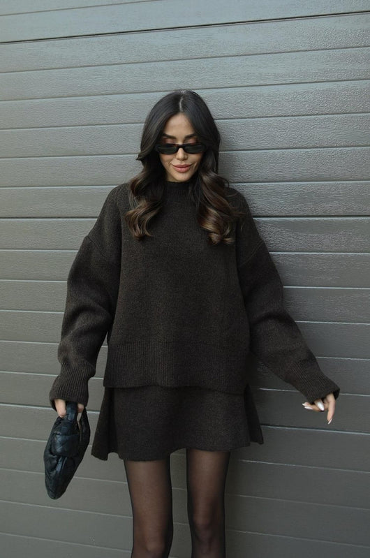 Set in Purple Knit