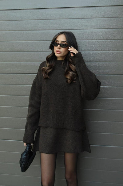 Set in Purple Knit