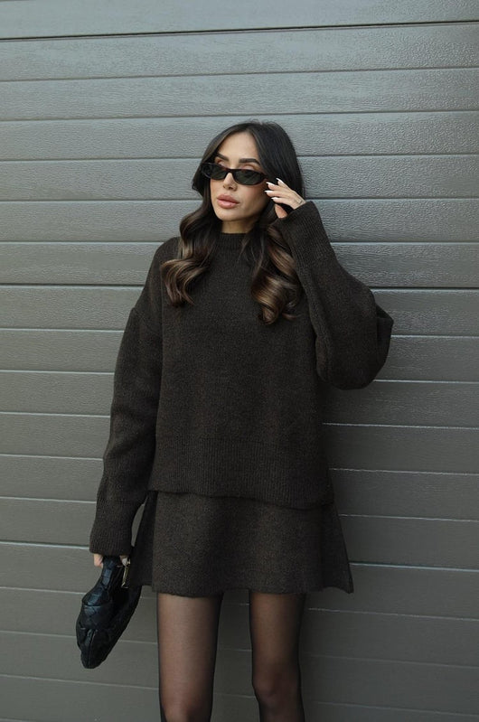 Set in Purple Knit